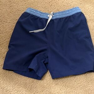 Chubbies Navy and Light Blue Swim Trunks